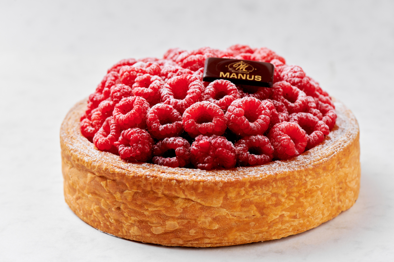 Bladerdeeg Framboos 4 personen